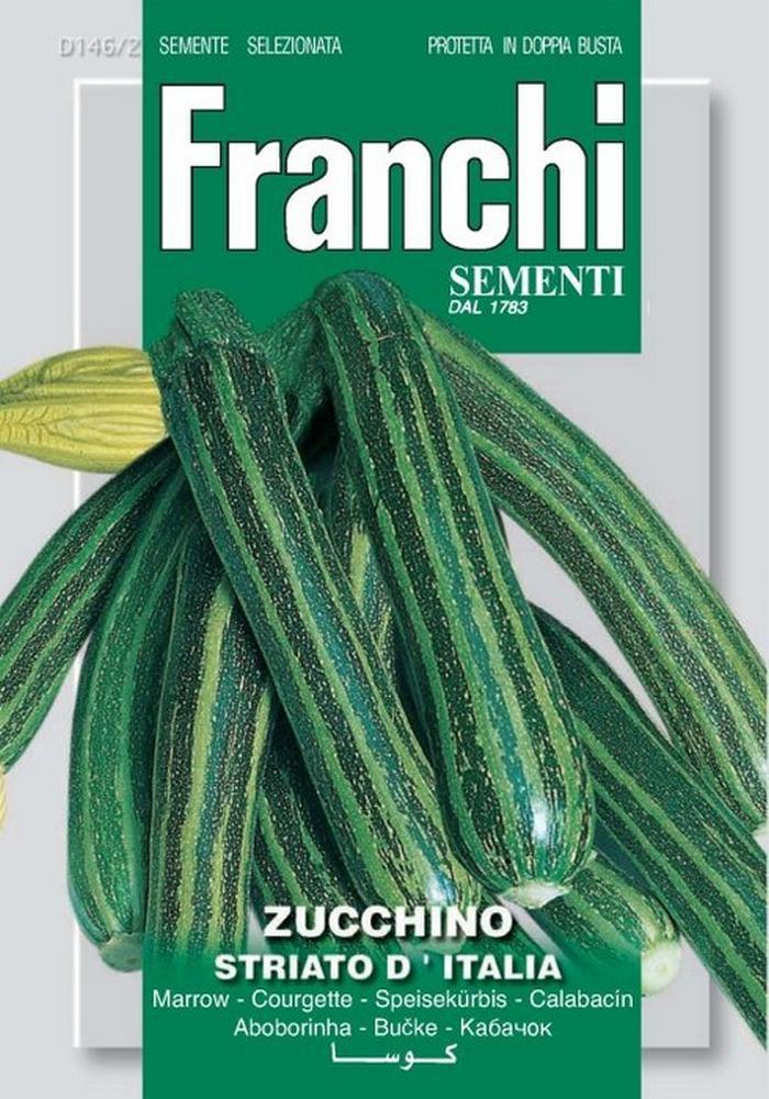 Zucchino striato italia Doppia Busta semi orto