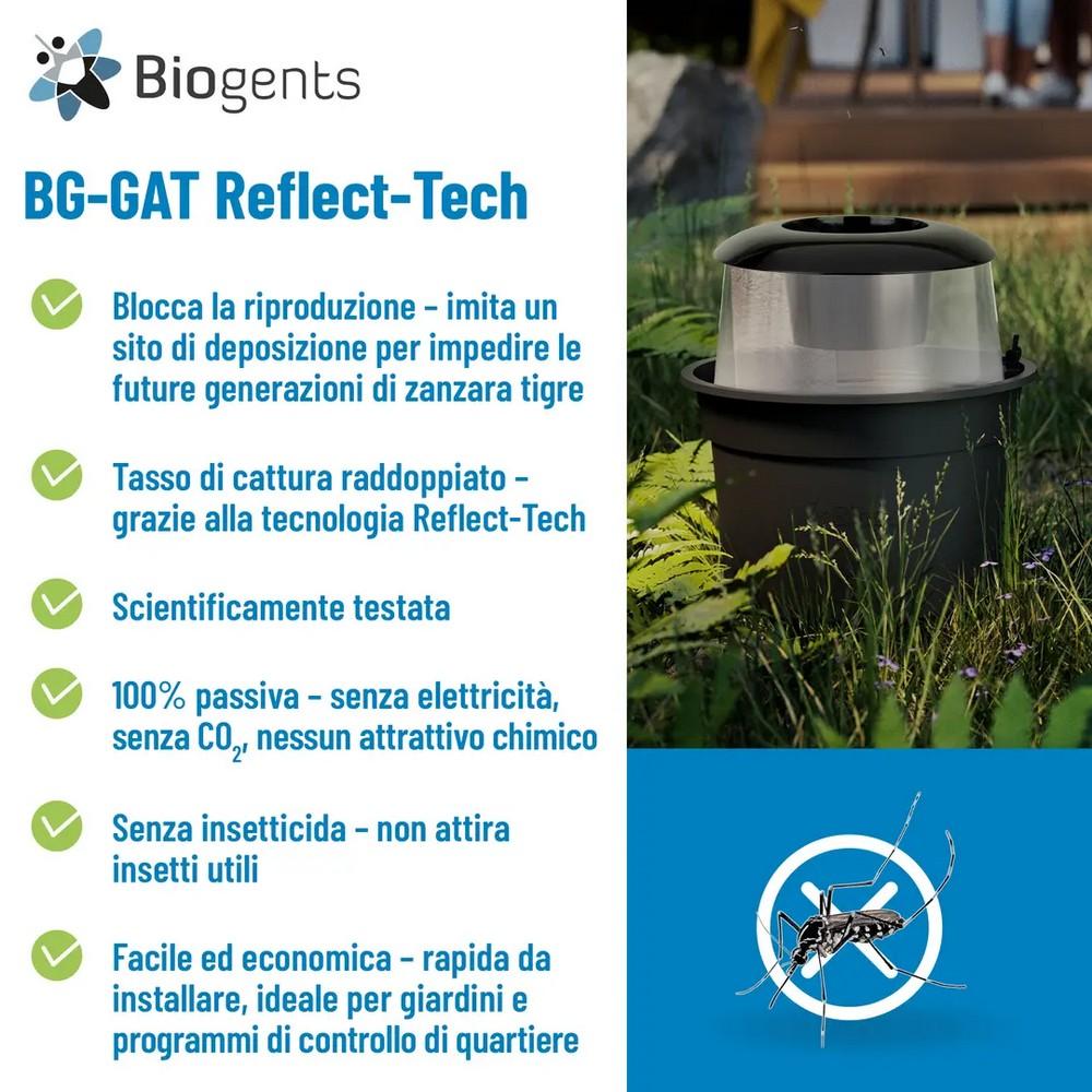 Set 2 BG-GAT - Trappole per zanzara tigre priva di insetticidi BIOGENTS