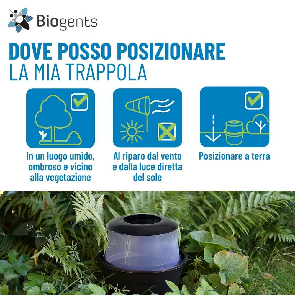 Set 2 BG-GAT - Trappole per zanzara tigre priva di insetticidi BIOGENTS