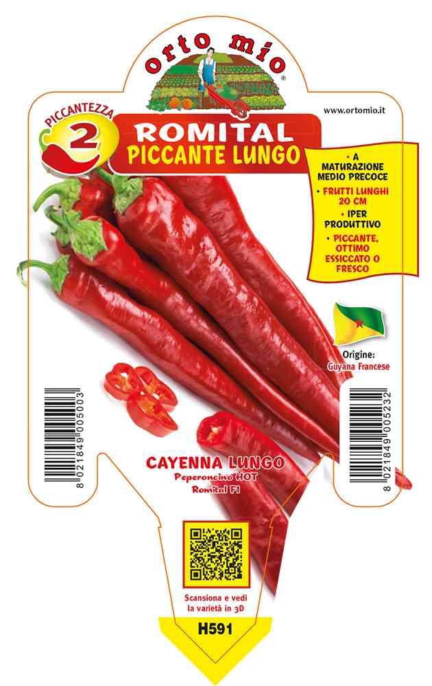 Peperoncini Lungo Romital in vaso 10 H591