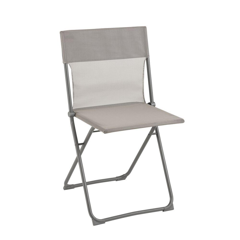 Set tavolo e 4 sedie Balcony titane Lafuma