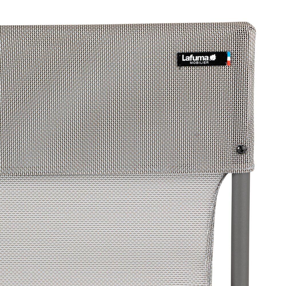 Set tavolo e 4 sedie Balcony titane Lafuma