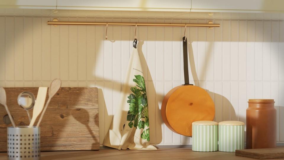 Strofinaccio Monstera Flora Towels Agricola Home & Garden