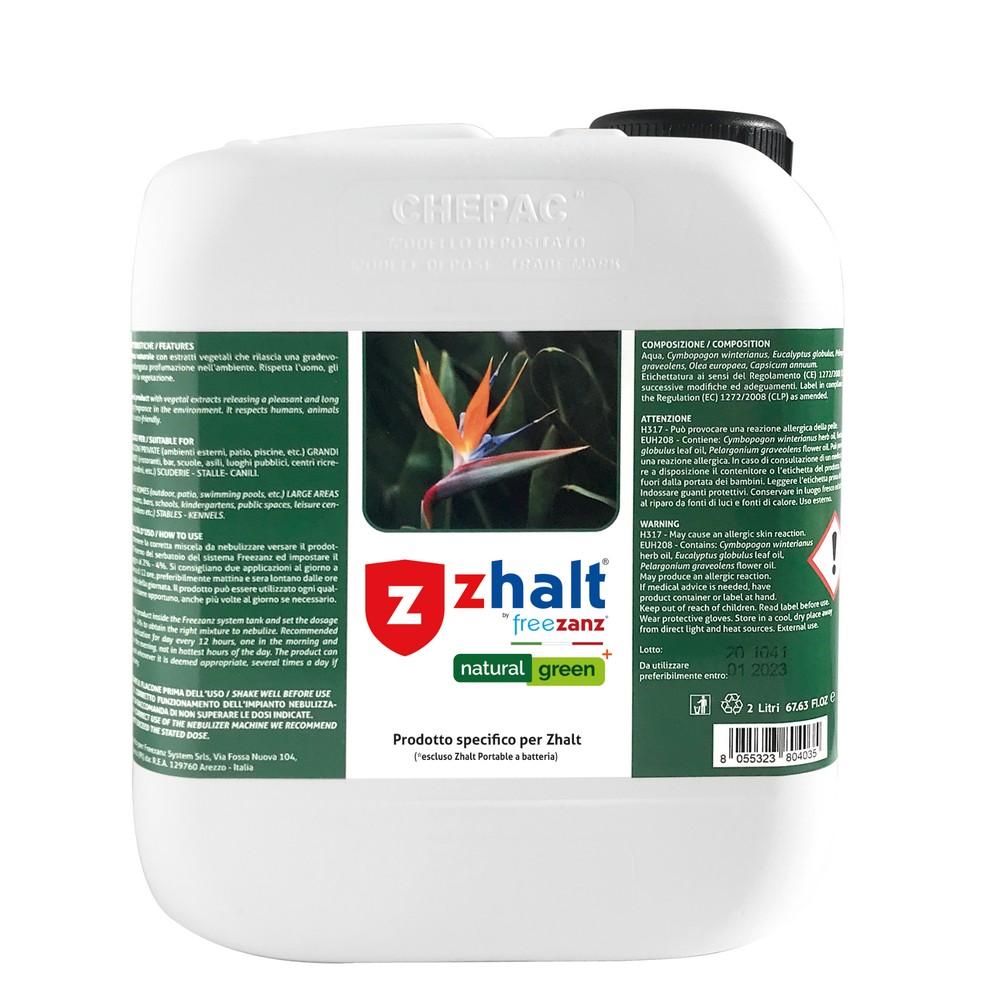 Antizanzare e insetti volanti Natural Green+ 2l per Zhalt Evolution FREEZANZ