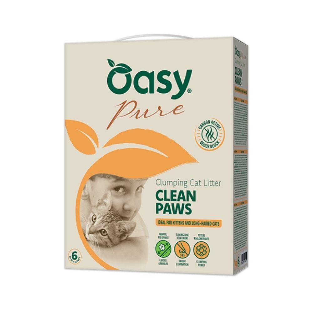 Lettiera agglomerante Pure Clean Paws Per gattini e gatti a pelo lungo