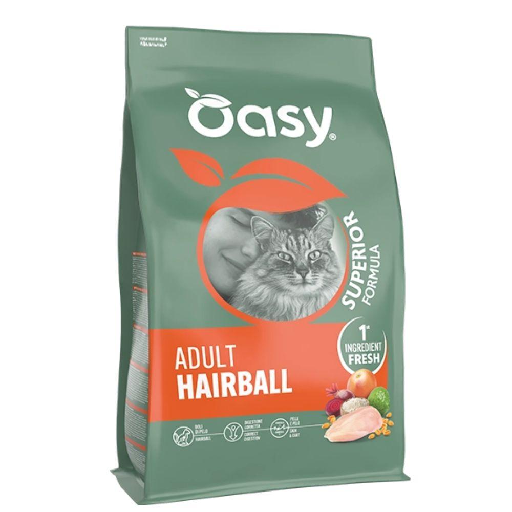 Superior Formula Adult Hairball Pollo 1,5kg Secco per aiutare i gatti adulti ad eliminare i boli di pelo attraverso l'apparato digerente