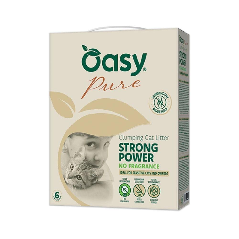 Lettiera agglomerante Pure Strong Power No Fragrance Massimo potere agglomerante senza profumazione