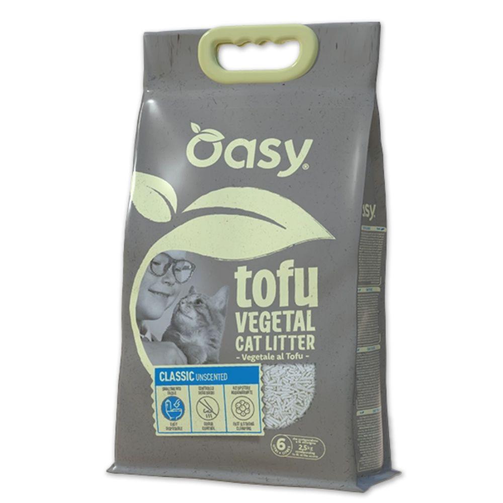 Lettiera vegetale Tofu Classic Unscented Agglomerante senza profumazione