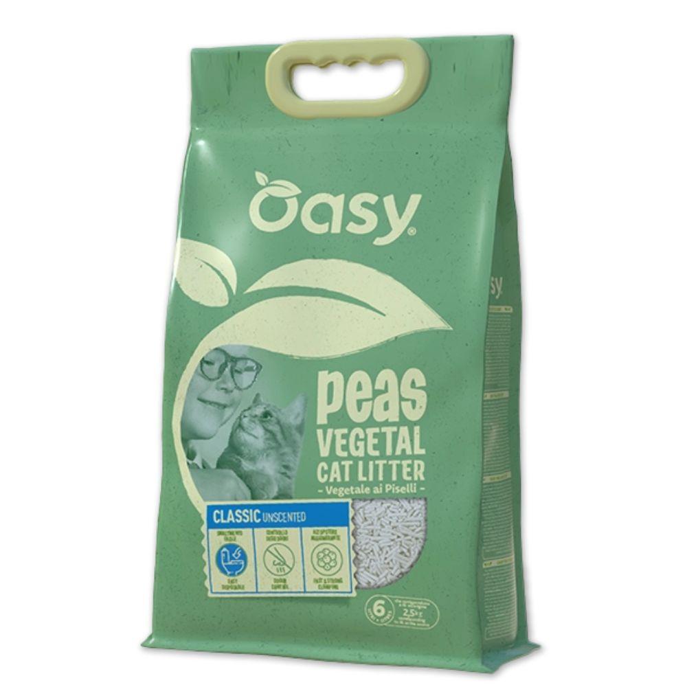 Lettiera Vegetale Peas Classic Unscented Agglomerante ai piselli senza profumazione
