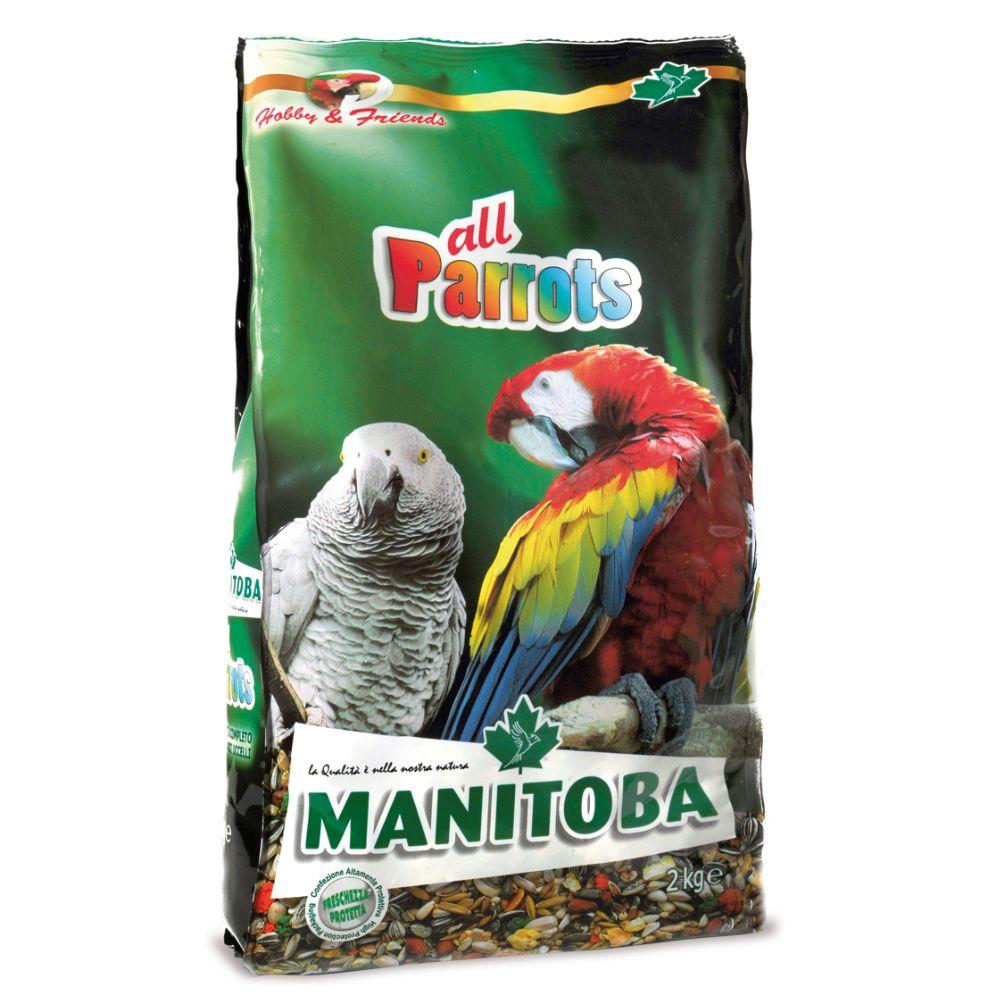Mangime per Uccelli All Parrots 2kg Alimento per pappagalli di taglia media/grande
