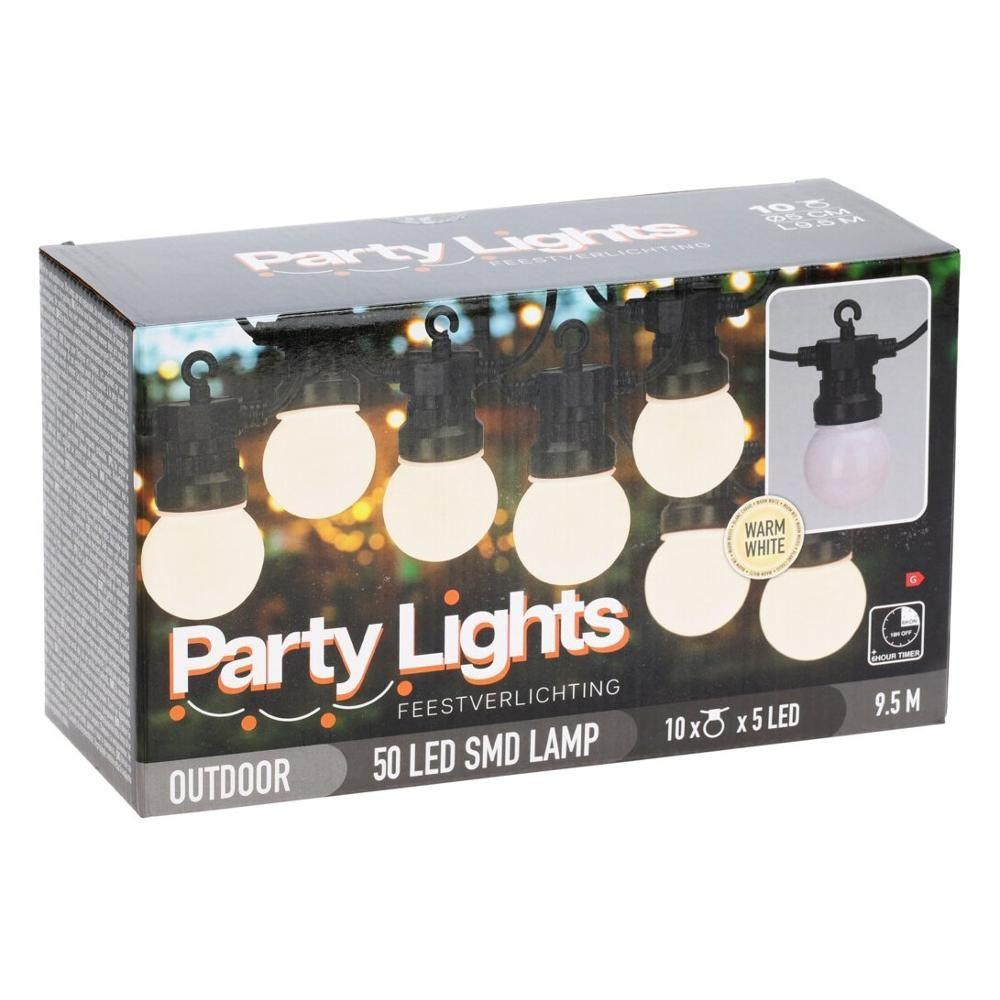 Catena Luminosa a Led 10 Lampadine a luce calda