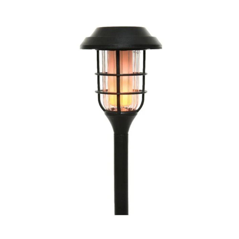 Paletto Solare a Led effetto fiamma