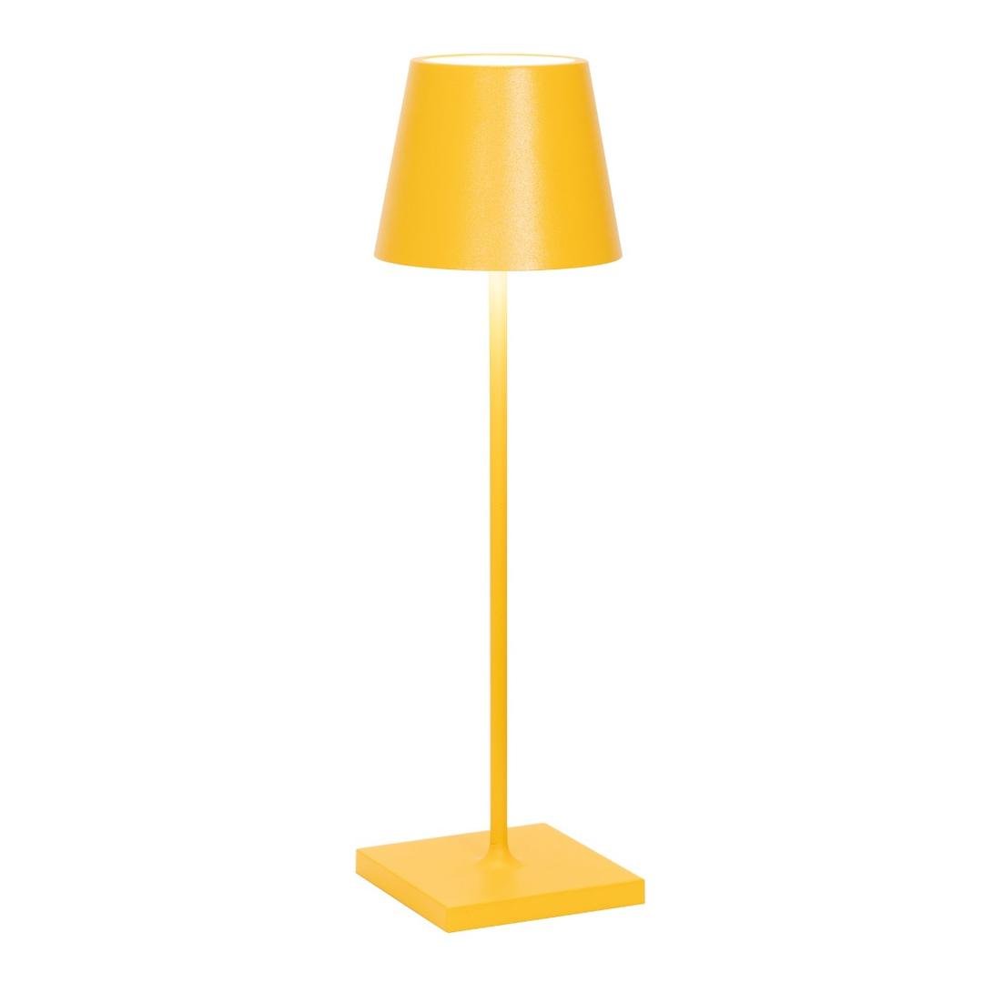 Poldina Pro Lampada Da Tavolo ricaricabile ocra