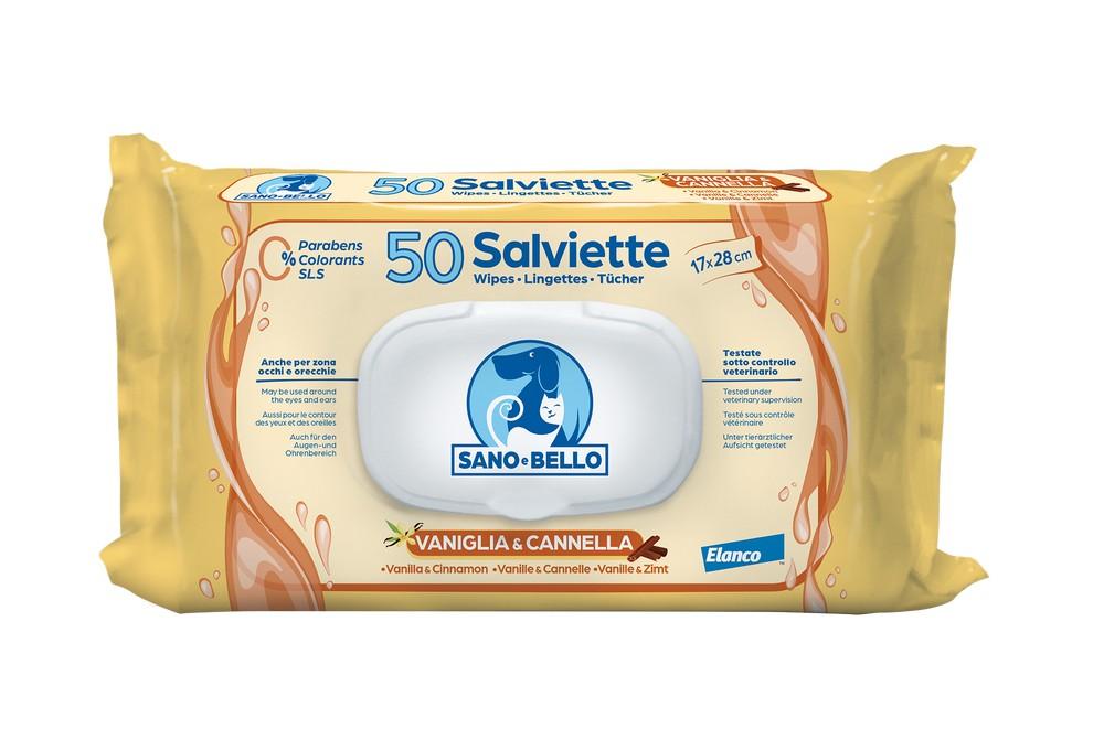 Salviette detergenti alla vaniglia e cannella 50pz