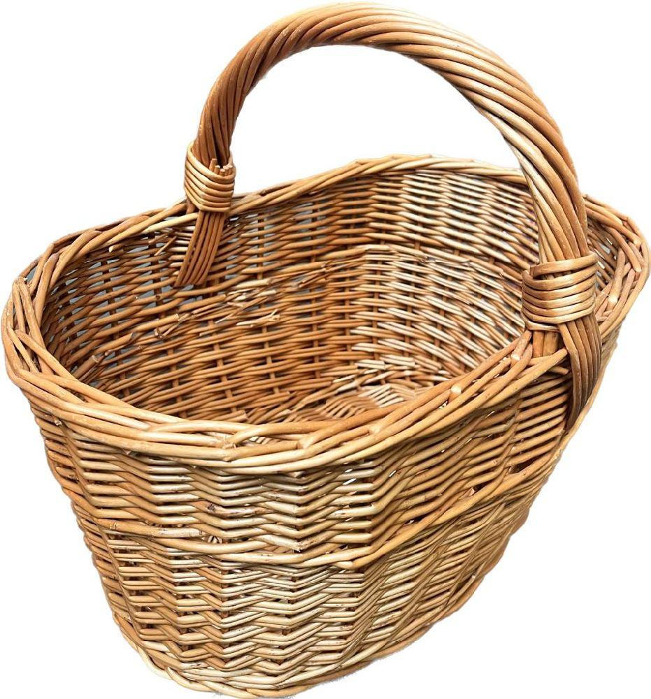 Cesto in vimini per legna 42x28x20 cm