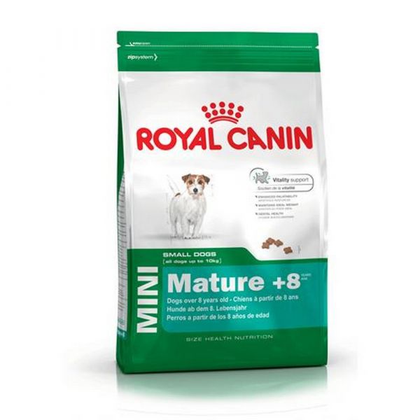 Royal canin mini adult +8 secco cane kg. 2