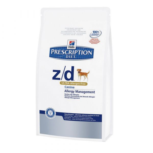Hill's prescription diet z/d ultra secco cane kg. 3