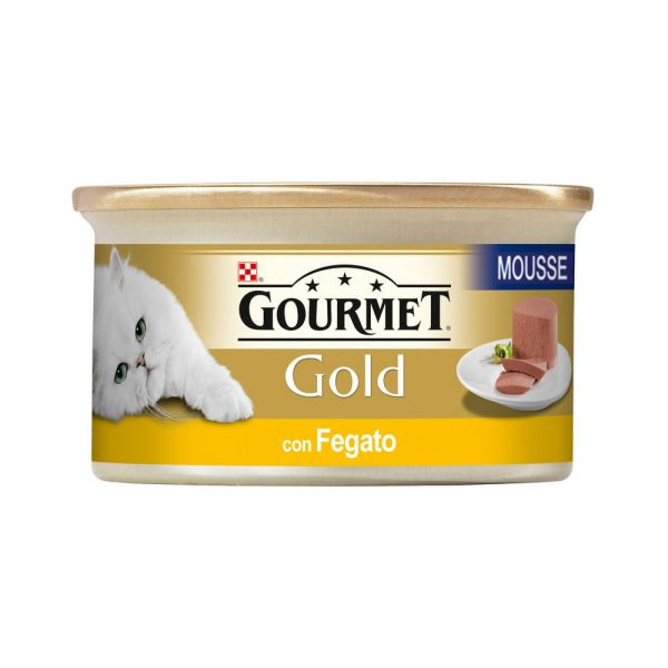Gourmet gold mousse con fegato umido gatto gr. 85