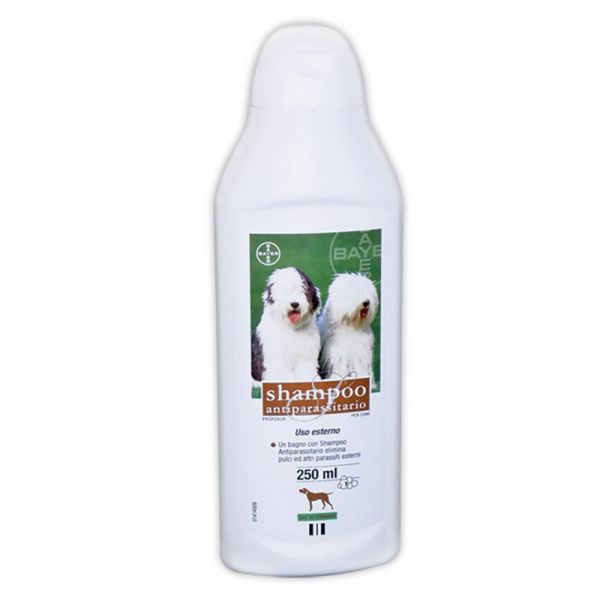 Shampoo antiparassitario per cane bayer gr. 250