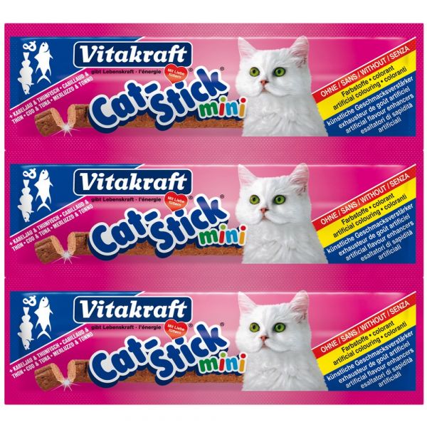 Cat stick mini merluzzo e tonno vitakraft 18gr