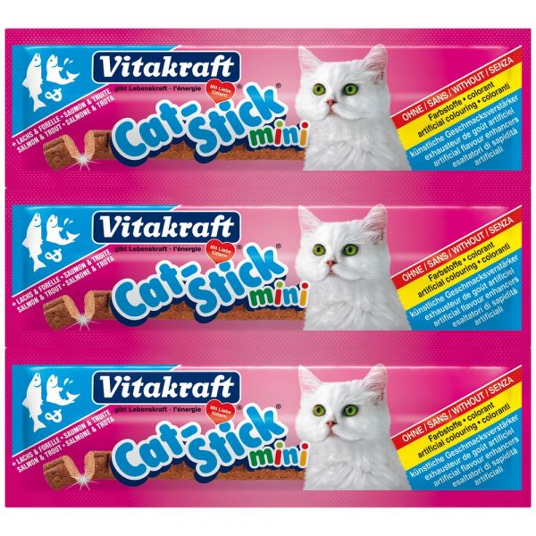 Cat stick mini salmone e trota vitakraft 18gr