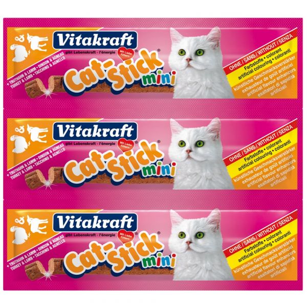 Cat stick mini tacchino e agnello vitakraft 18gr