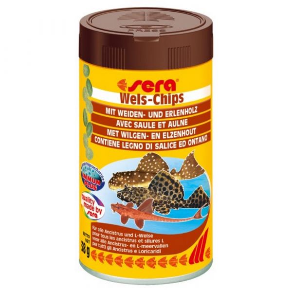 Mangime per pesci wels chips sera gr. 38