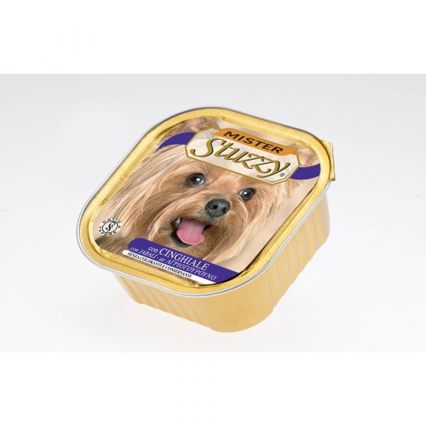 Mister stuzzy dog pate' con cinghiale gr. 300