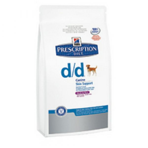 Hill's prescription diet d/d con anatra secco cane kg. 12
