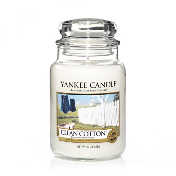 Giara profumata yankee candle clean cotton grande YANKEE CANDLE