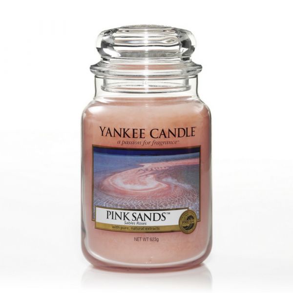 Giara profumata yankee candle pink sands grande