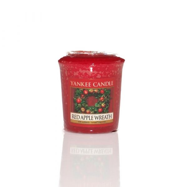 Moccolo profumato yankee candle red apple wreath