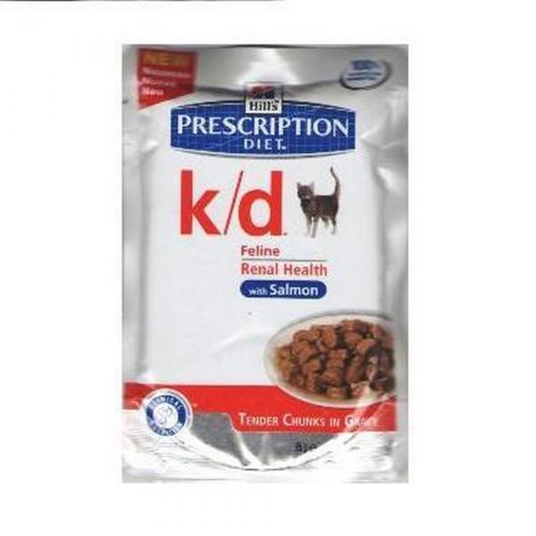 Hill's prescription diet k/d con salmone umido gatto gr. 85