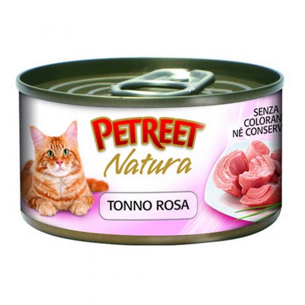 Petreet natura tonno rosa gatto gr. 70
