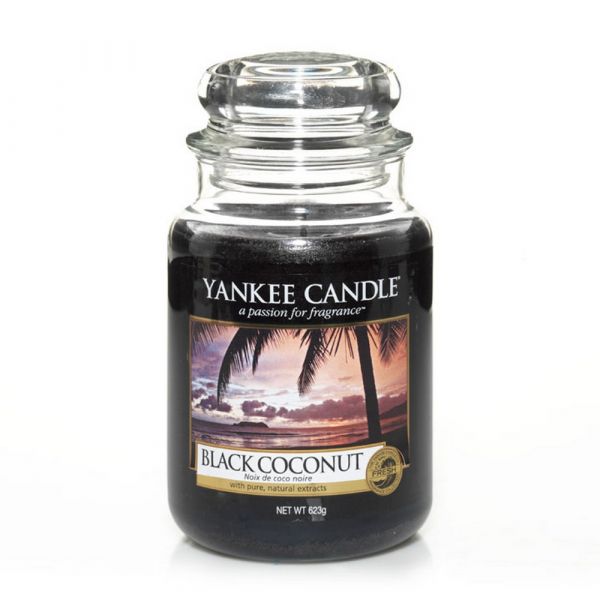 Giara profumata yankee candle black coconut grande