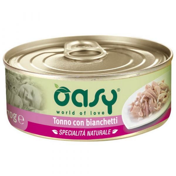 Oasy tonno umido con pesce dell'oceano umido gatto 150 g