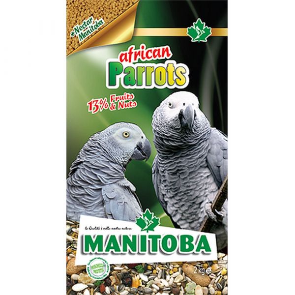 Mangime per uccelli african parrots manitoba kg. 2