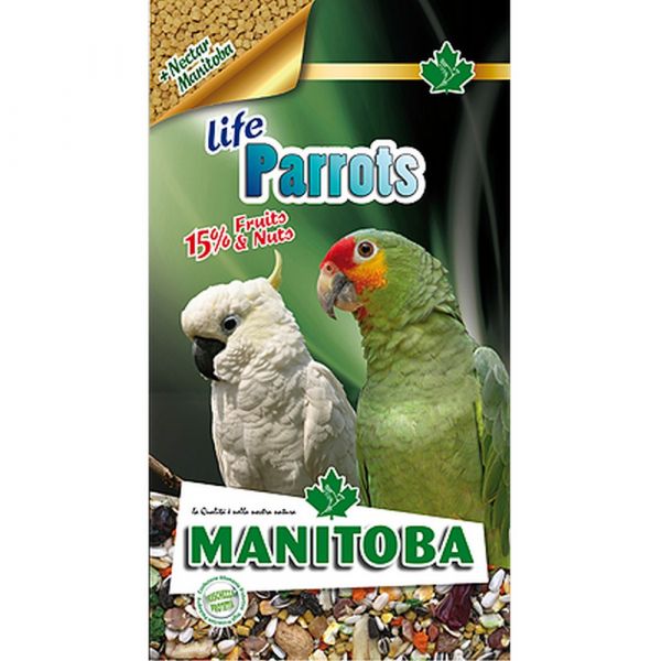 Mangime per uccelli parrots life manitoba kg. 2