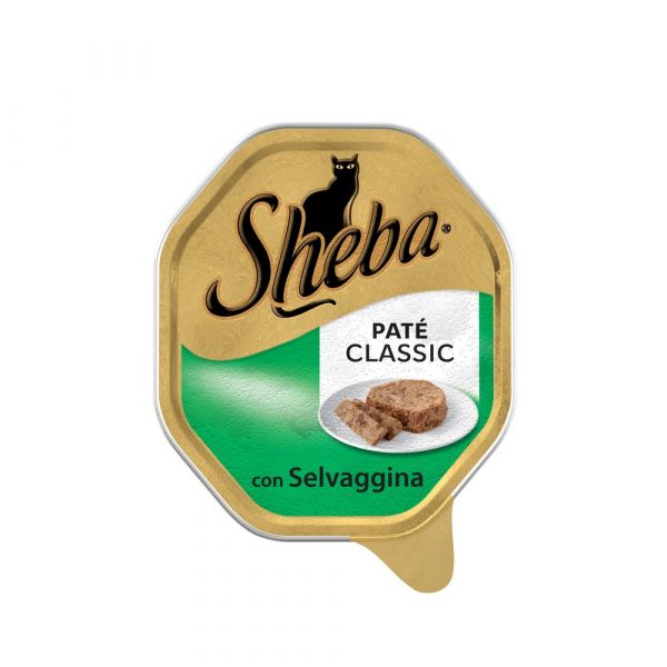 Sheba pate classic con selvaggina 85gr