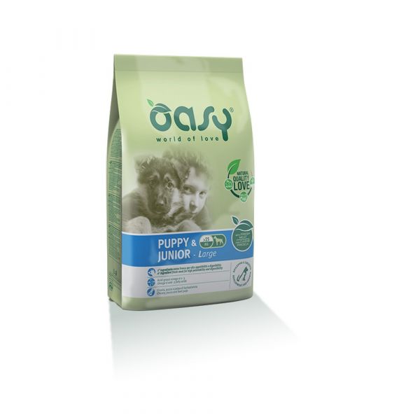 Oasy alimento secco per cane puppy & junior large 3kg