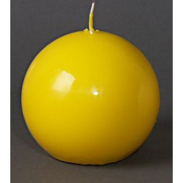 Candela sfera giallo