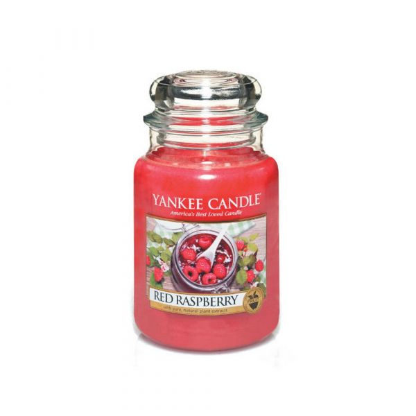 Giara profumata yankee candle red raspberry grande