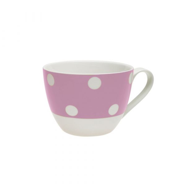 Tazza colazione freshness dots violet