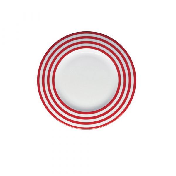 Piatto piano freshness line red