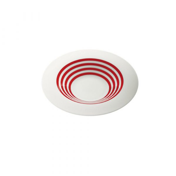 Piatto fondo freshness line red