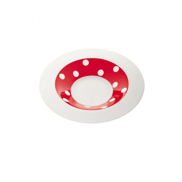 Piatto fondo freshness dots red