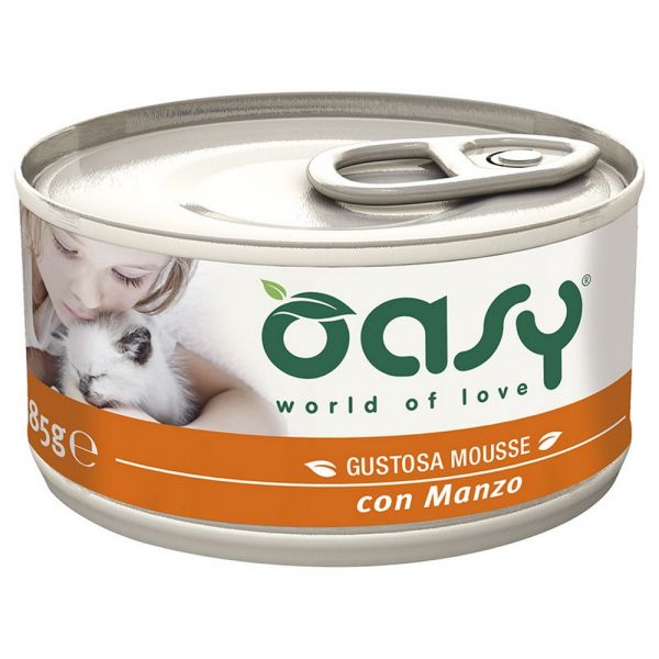 Oasy mousse con manzo 85gr