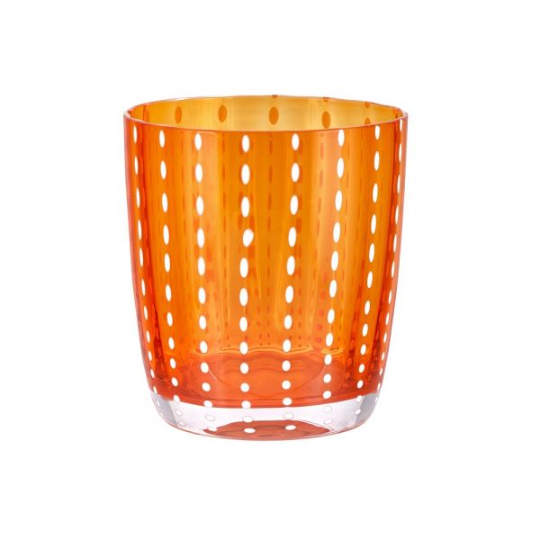 Bicchiere tumbler carnival arancione