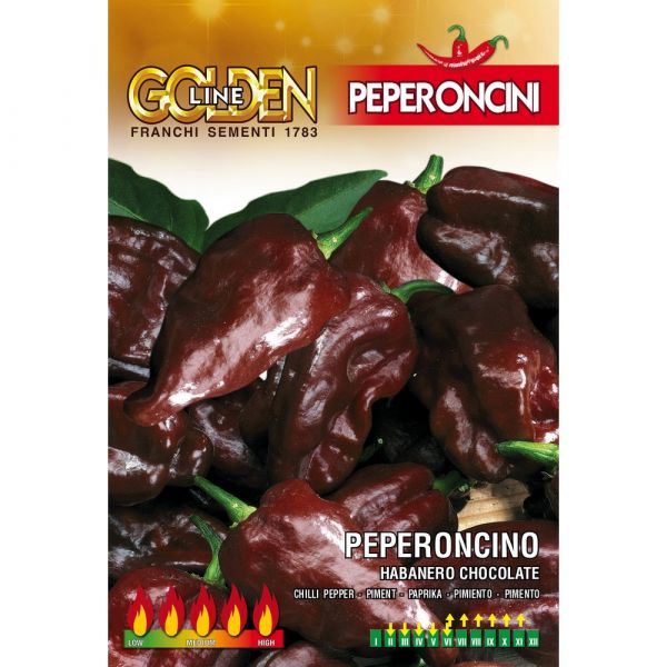Semente peperoncino piccante habanero chocolate