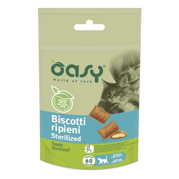 Biscotti ripieni oasy sterilized 60gr